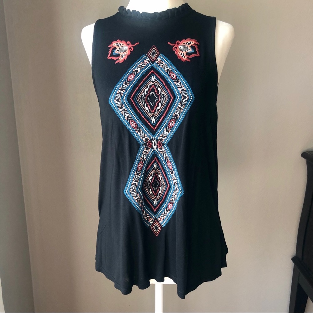 LOFT Embroidered Tank